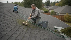Roof moss removal in Sandy Springs with soft wash, shingle-safe | Pressure Washing Sandy Springs
