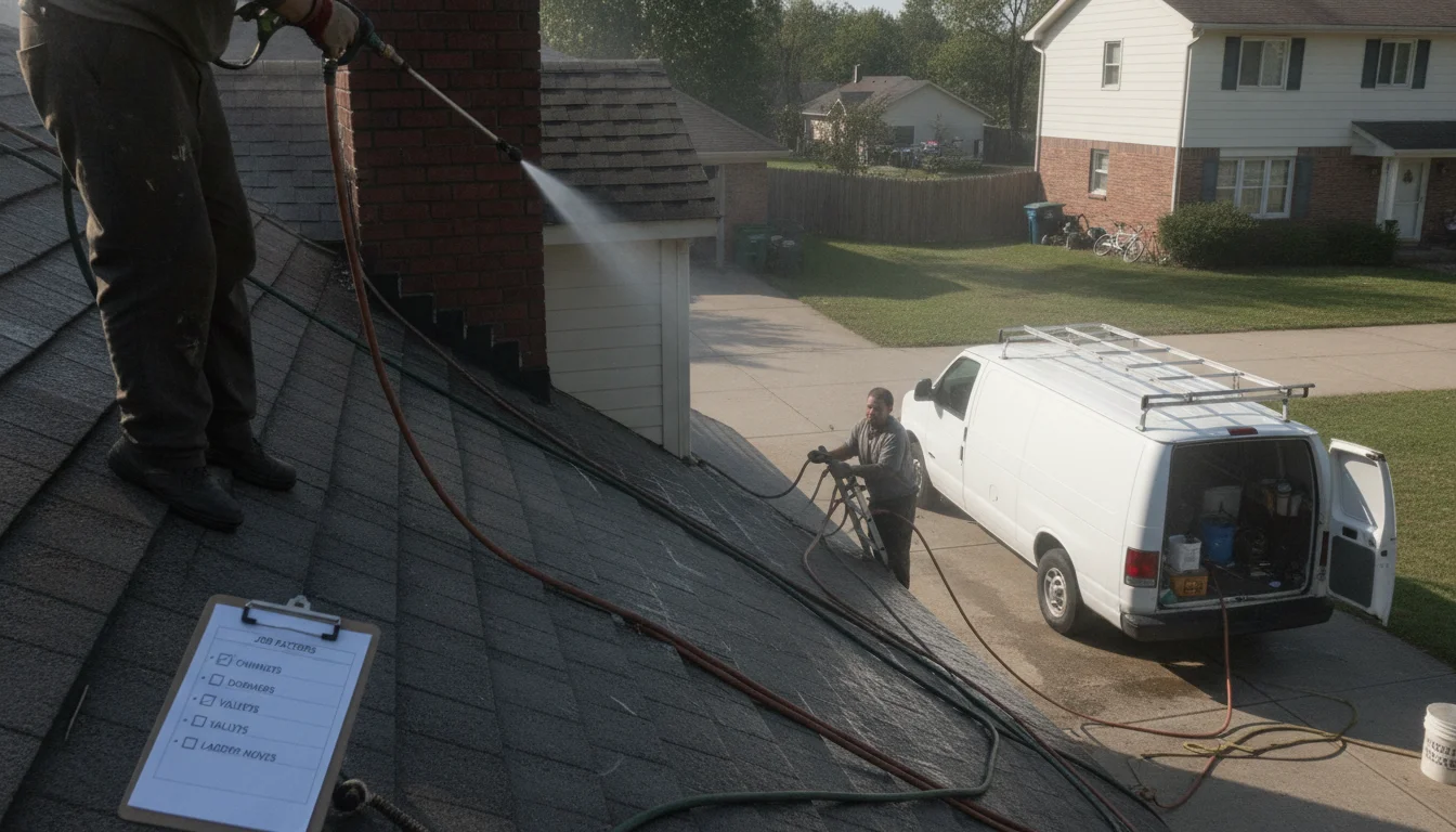 Setup time and method choices for pressure washing in Sandy Springs